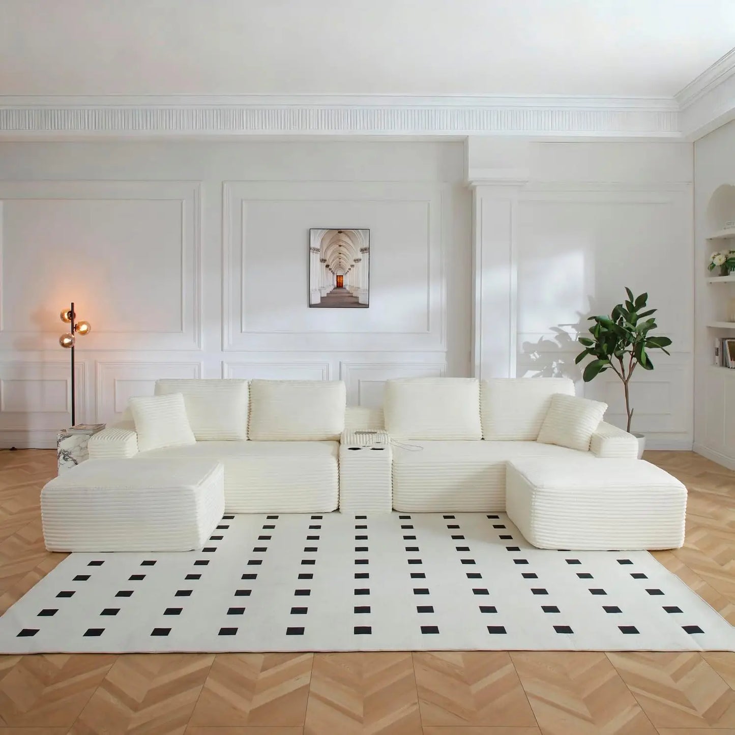 Modular Sectional Couch Modern Cloud Sofa U Shaped