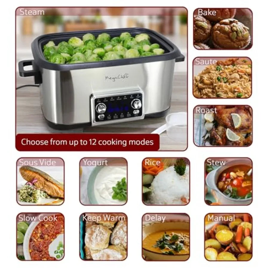 Yao Hui Huang 12-in-1 Programmable Multi Cooker With Sous Vide