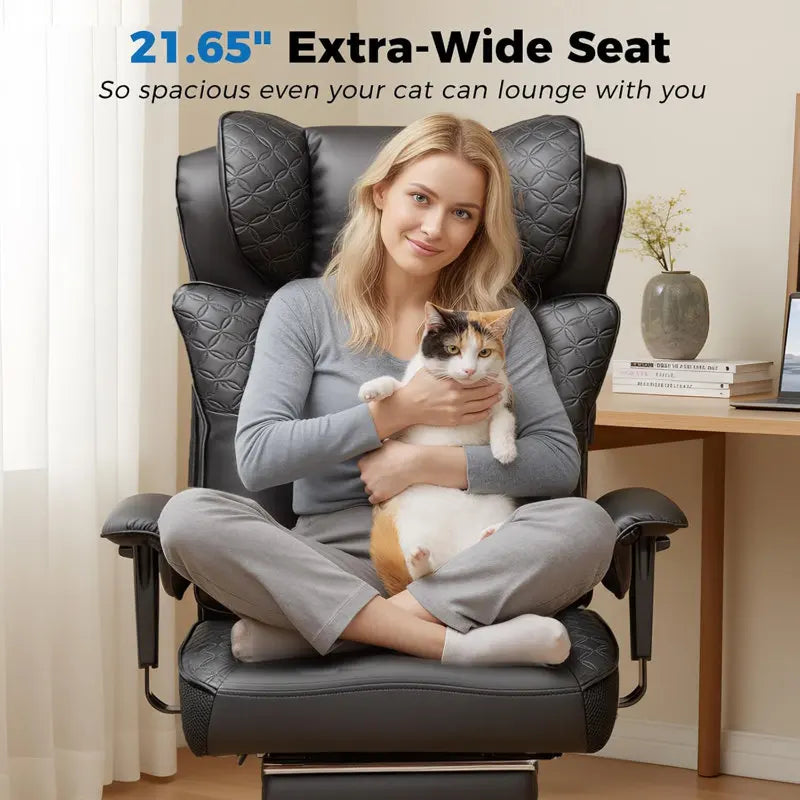 GTPLAYER Ergonomic Gaming Office Chair With Foot Rest