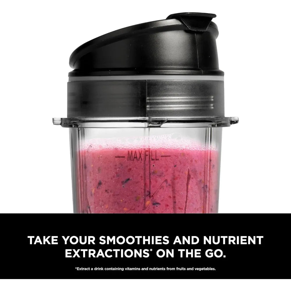 Ninja Nutri Pro Single Serve Blender For Smoothies Shakes Frozen Drinks