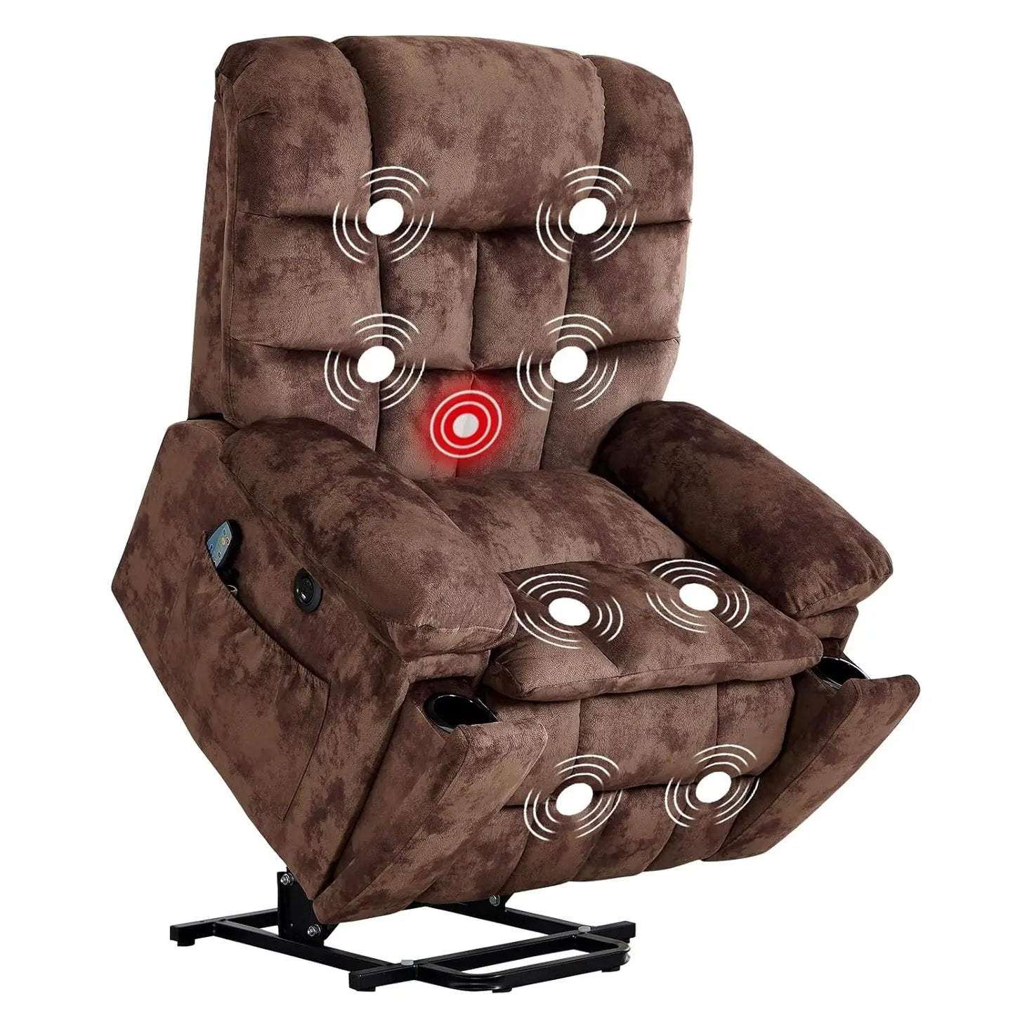 Large Power Lift Recliner with Massage and Heat for Elderly, Heavy Duty & Safety Motion Reclining Mechanism,, Customized
