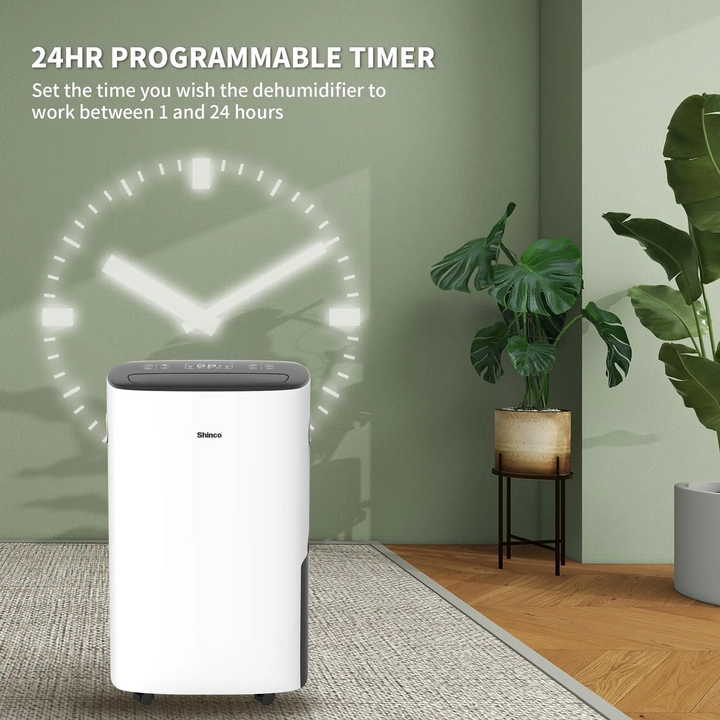 Shinco Dehumidifier For Home And Basements Auto Or Manual Drainage