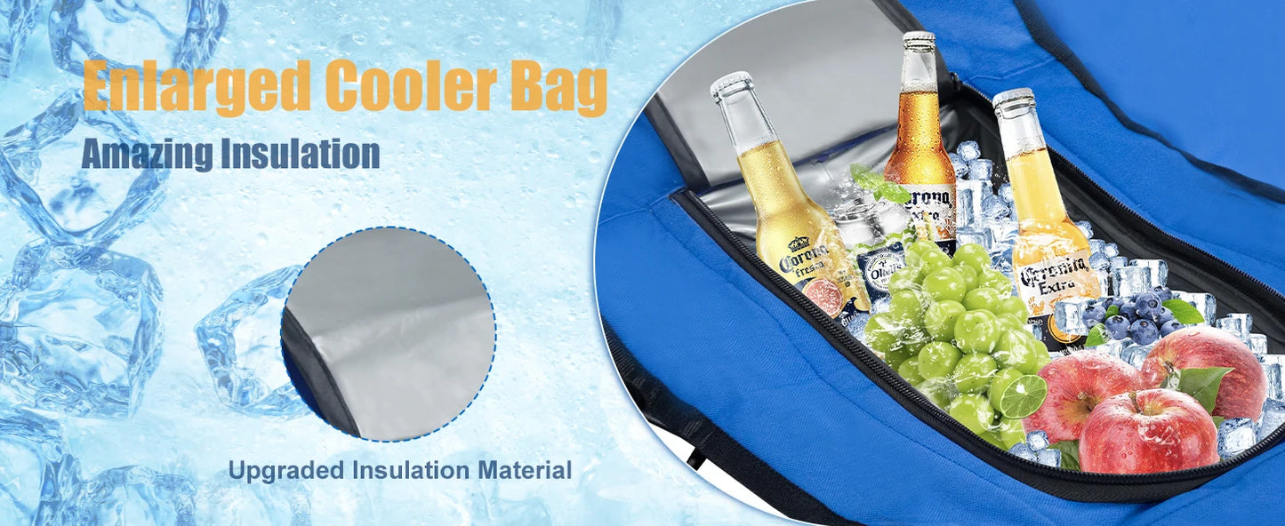 Double Beach Chair With Canopy Shade Folding Cup Holder Loveseat