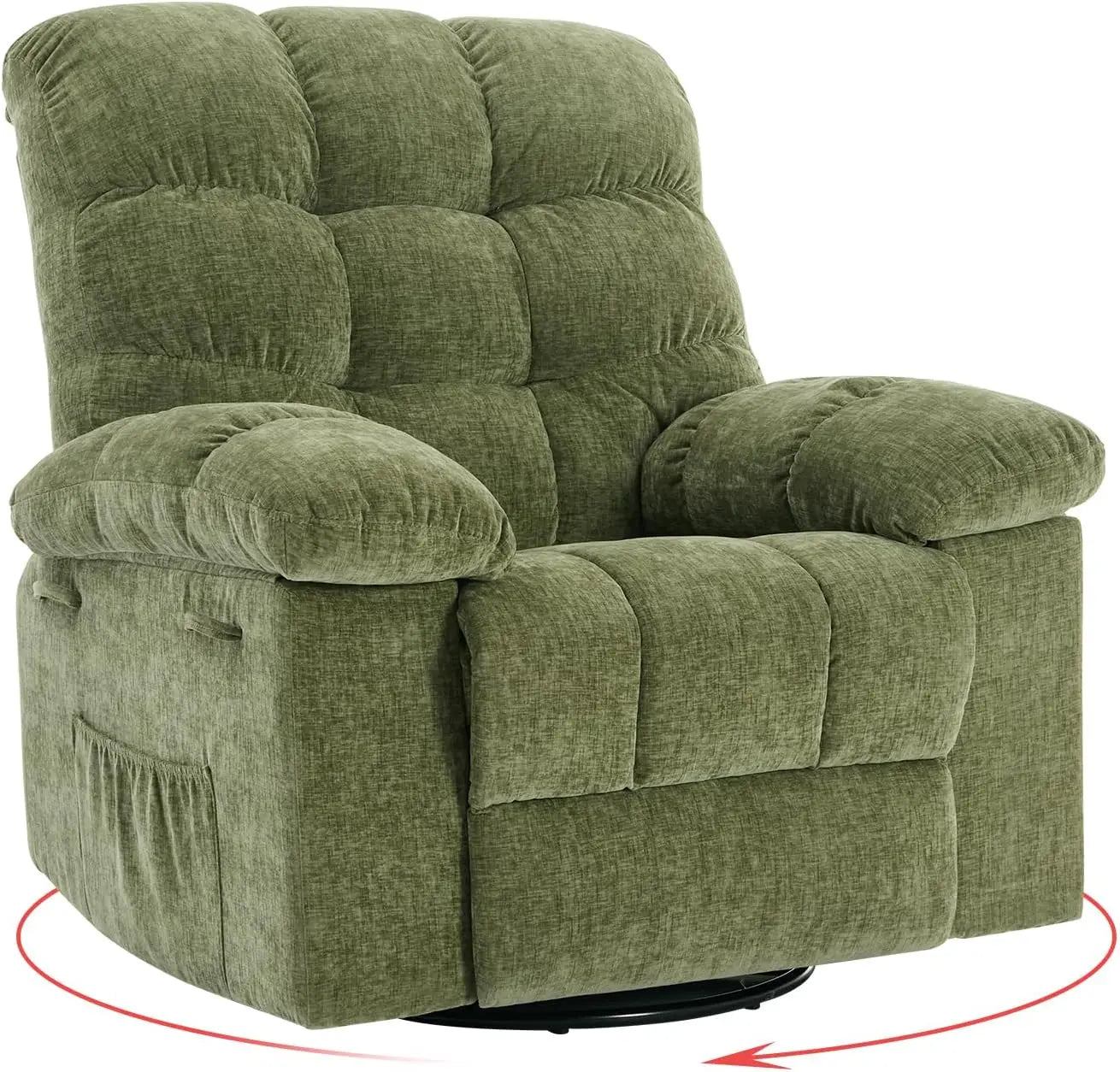 HiMISS Rocker Recliner Chair For Adults Manual Glider Sofa
