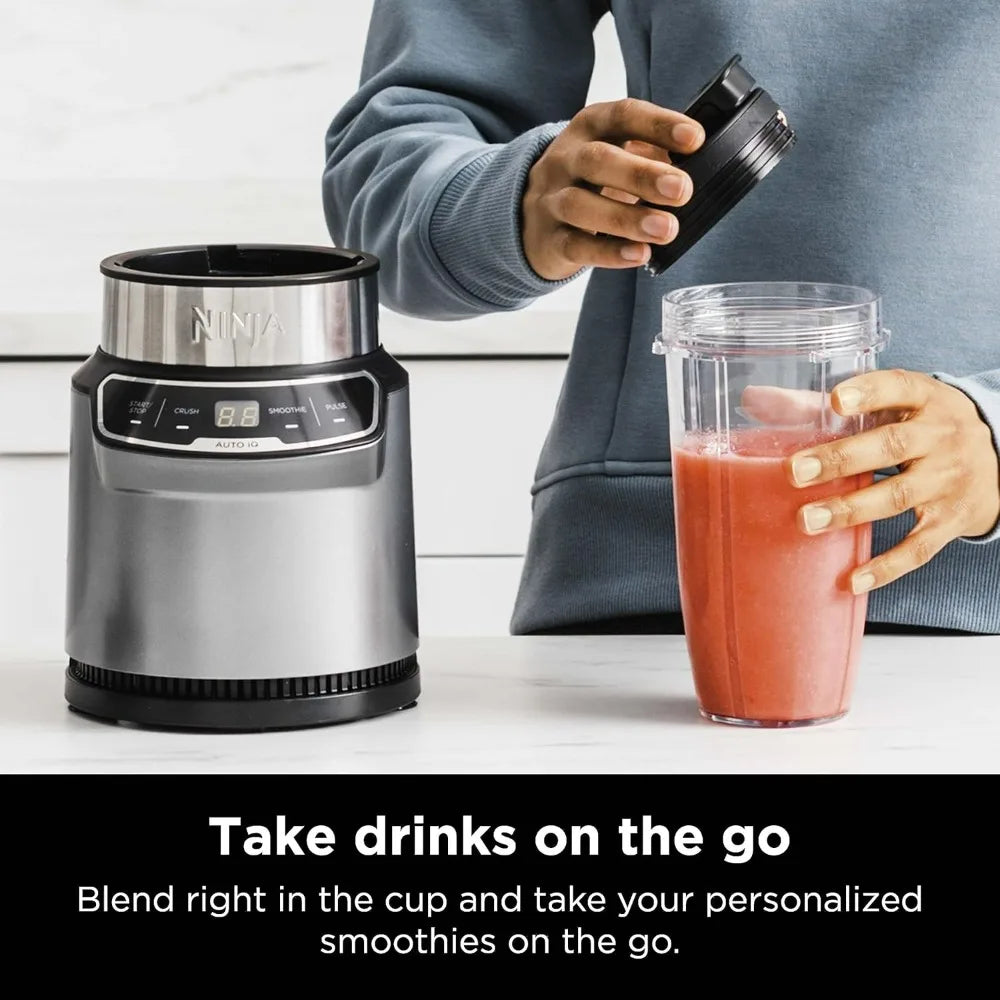 Ninja Nutri Pro Single Serve Blender For Smoothies Shakes Frozen Drinks