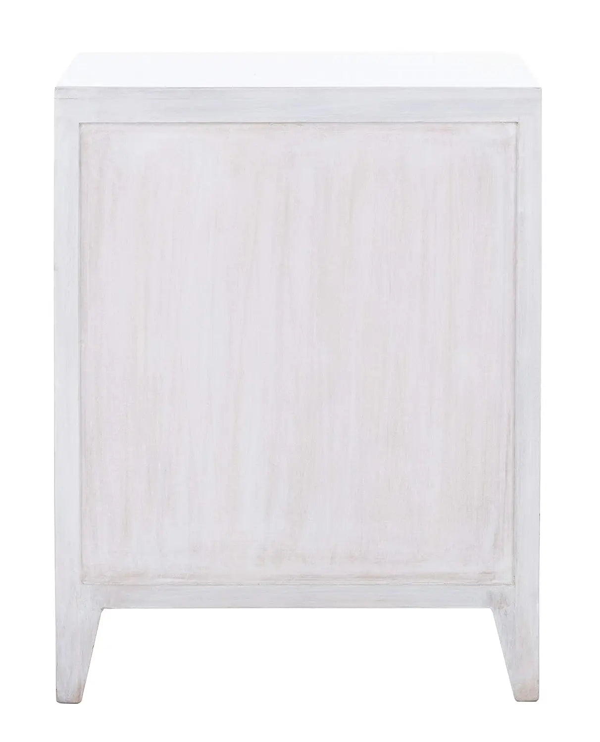 Carved Mandala Door Storage Nightstand Thea Wash Boho Bedroom Table