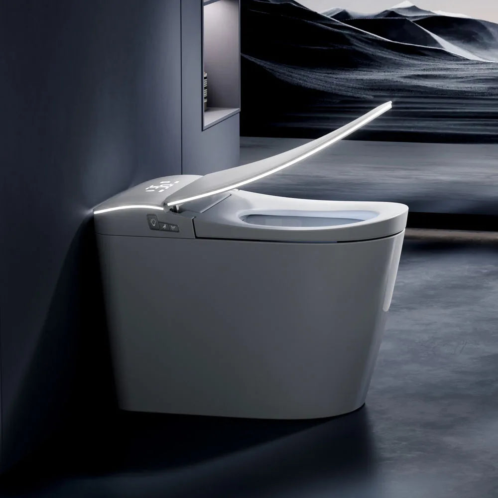 New Japanese Style Smart Toilet with Bidet for Home For Modern Bathroom Integrated Toilet Warm Wash Cleaning Intelligent Toilets