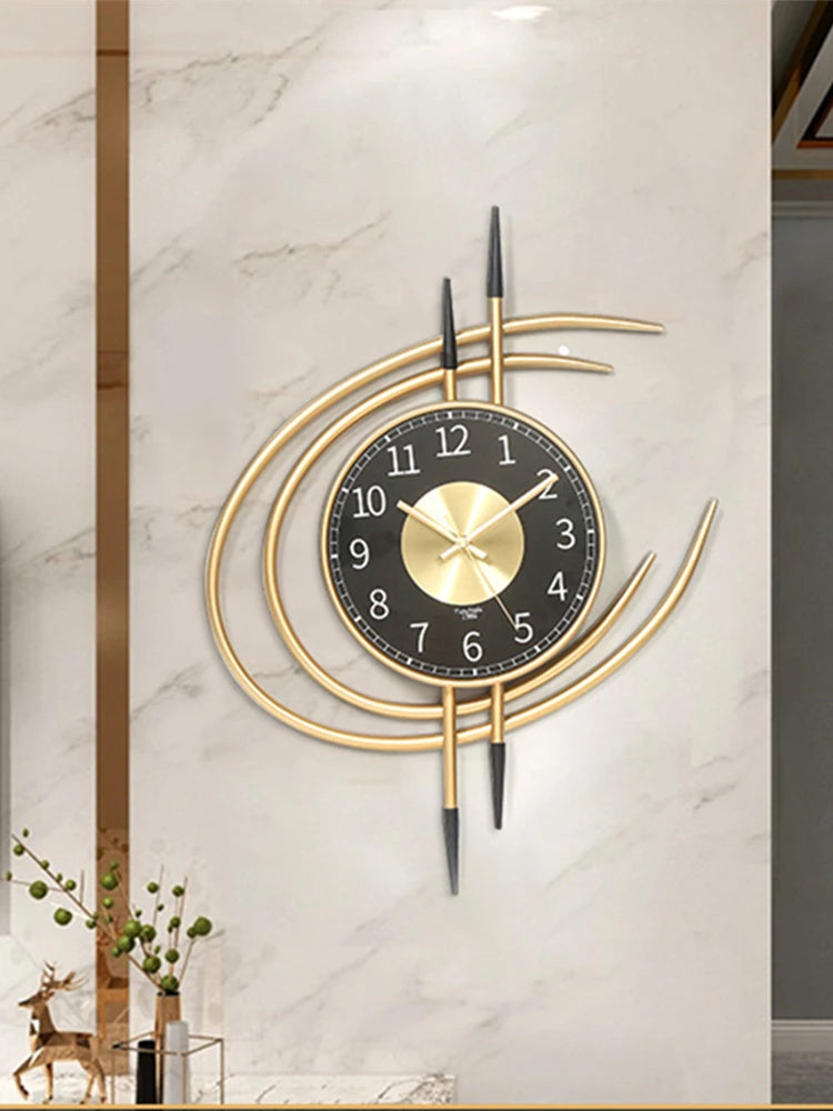 1PC 54CM Modern Simple Wall Clock Nordic Style Home Decoration Living Room Office Hotel Hanging Watch Affordable Luxury Design