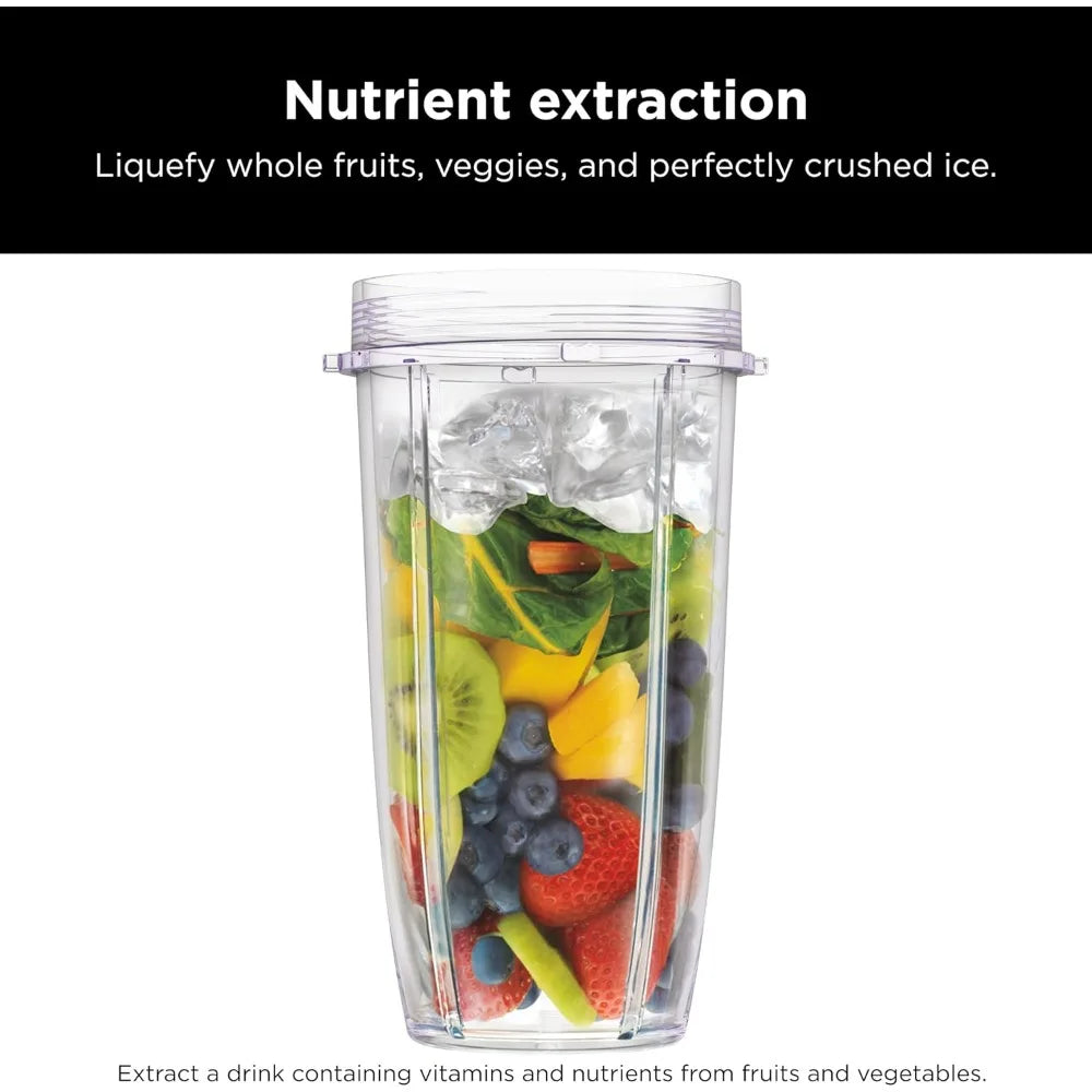 Ninja Nutri Pro Single Serve Blender For Smoothies Shakes Frozen Drinks