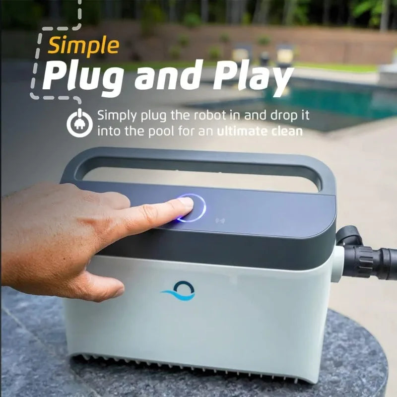Dolphin Nautilus CC Plus Wi-Fi Automatic Robotic Pool Vacuum Cleaner, Always Cleaning, Never Charging, with Wall Climbing