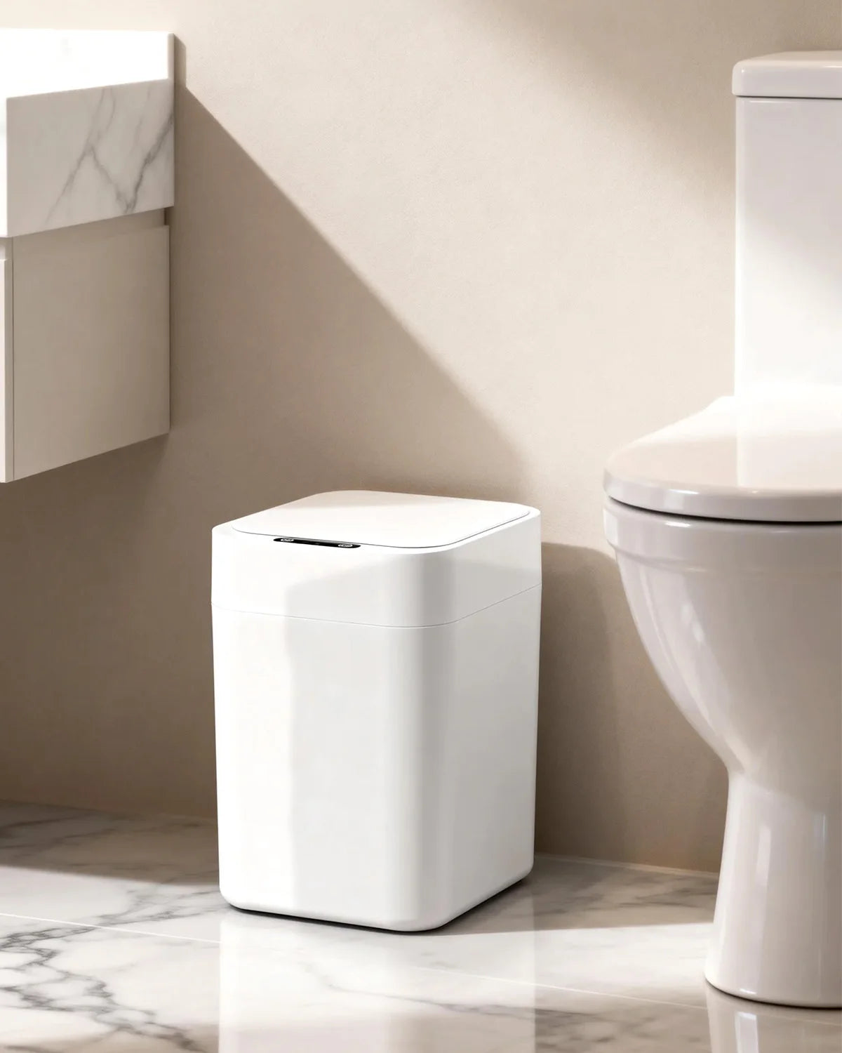 20L/30L Automatic Self Changing Trash Can Self Sealing Self Bagging Motion Sensor Touchless Smart Garbage Can with Lid for Kitchen Bathroom Bedroom Office Odor-Sealing Design