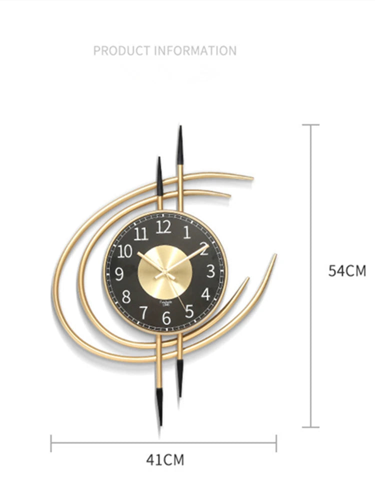 1PC 54CM Modern Simple Wall Clock Nordic Style Home Decoration Living Room Office Hotel Hanging Watch Affordable Luxury Design