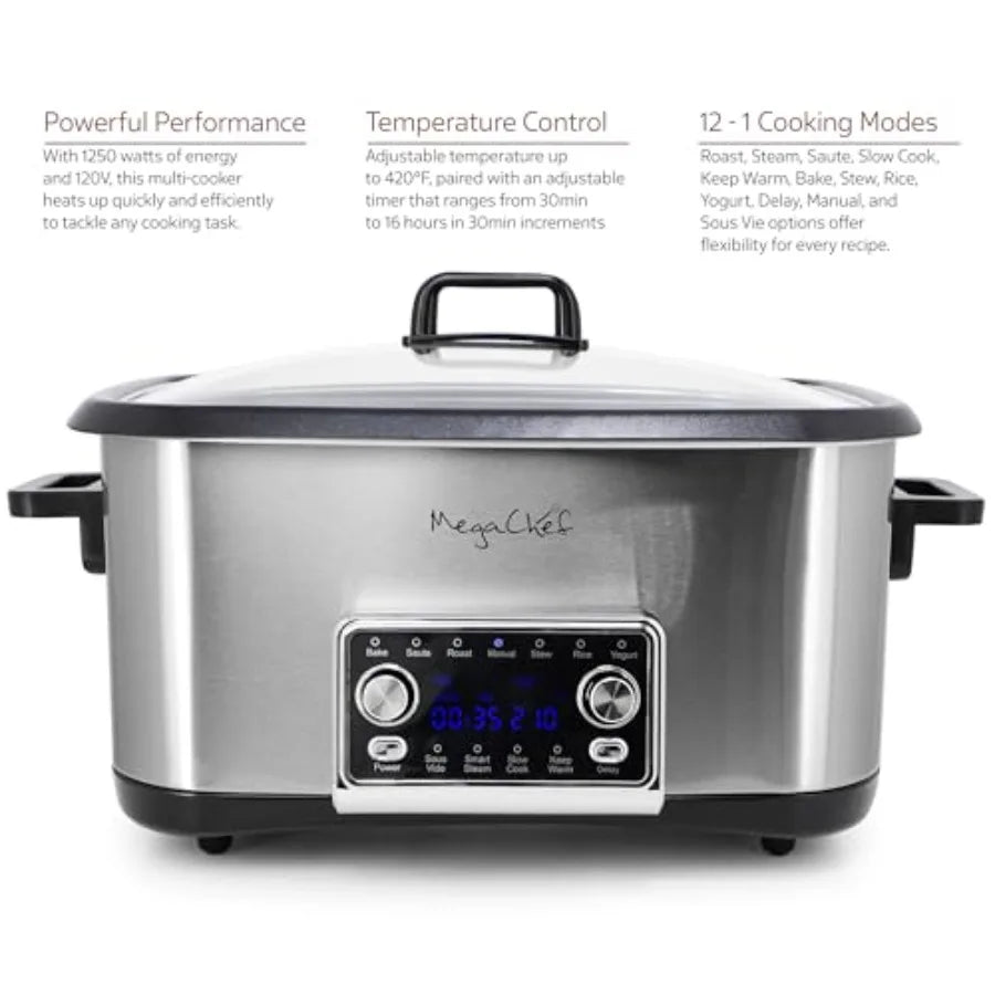 Yao Hui Huang 12-in-1 Programmable Multi Cooker With Sous Vide