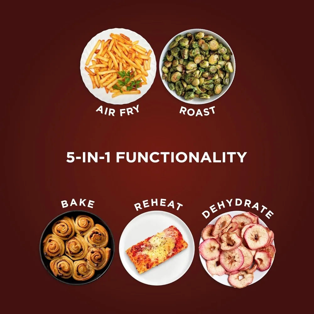 XMSJ 4-in-1 Air Fryer Roast Crisp Reheat Dehydrate