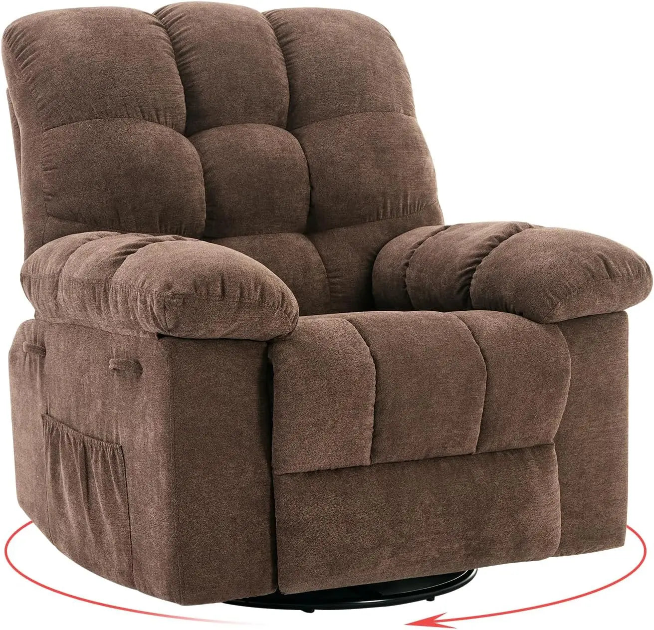 HiMISS Rocker Recliner Chair For Adults Manual Glider Sofa
