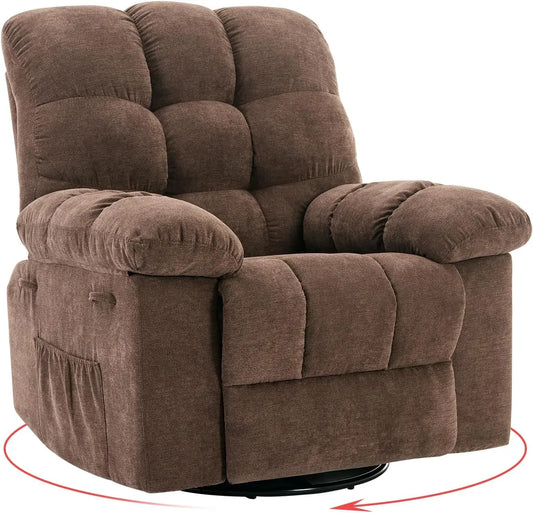 HiMISS Rocker Recliner Chair For Adults Manual Glider Sofa