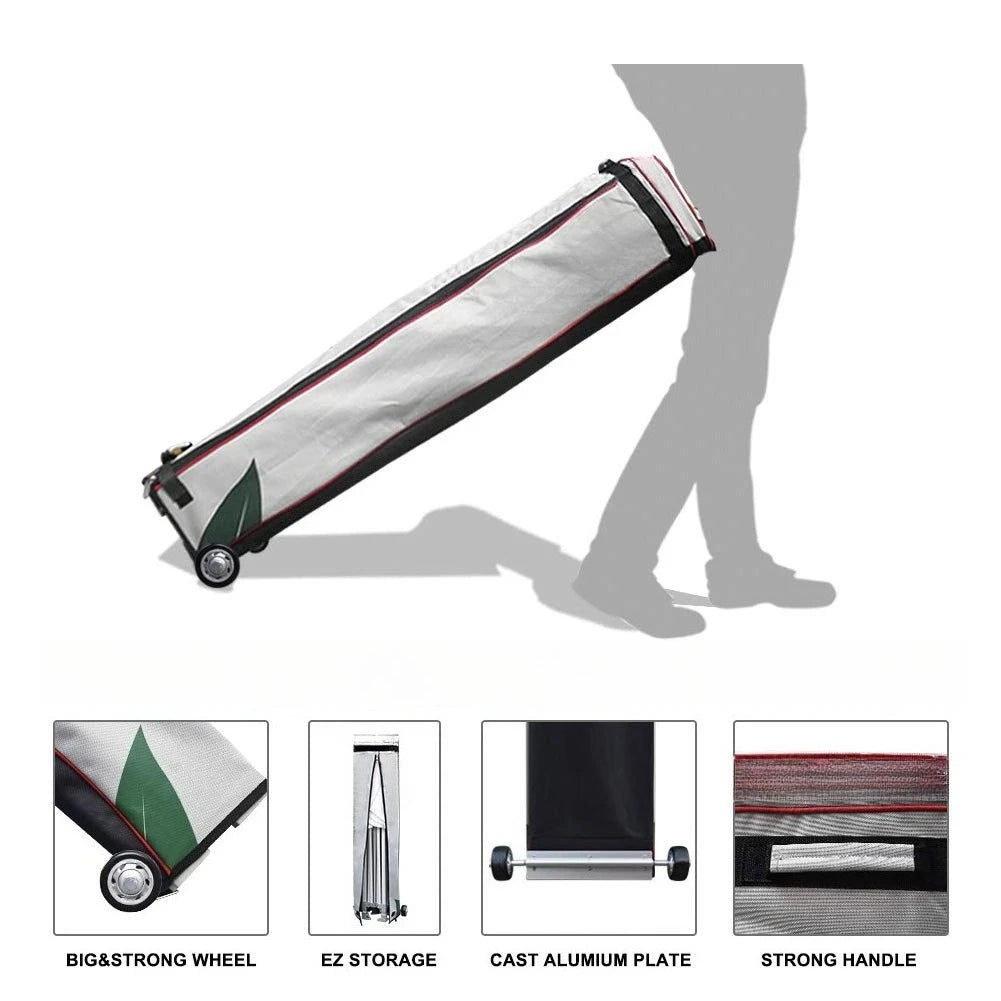 Pop Up Canopy Tent With Removable Walls And Roller Bag