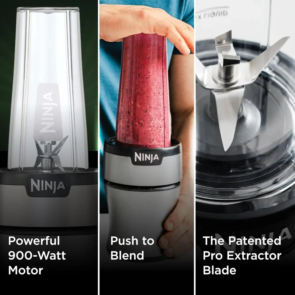 Ninja Nutri Pro Single Serve Blender For Smoothies Shakes Frozen Drinks