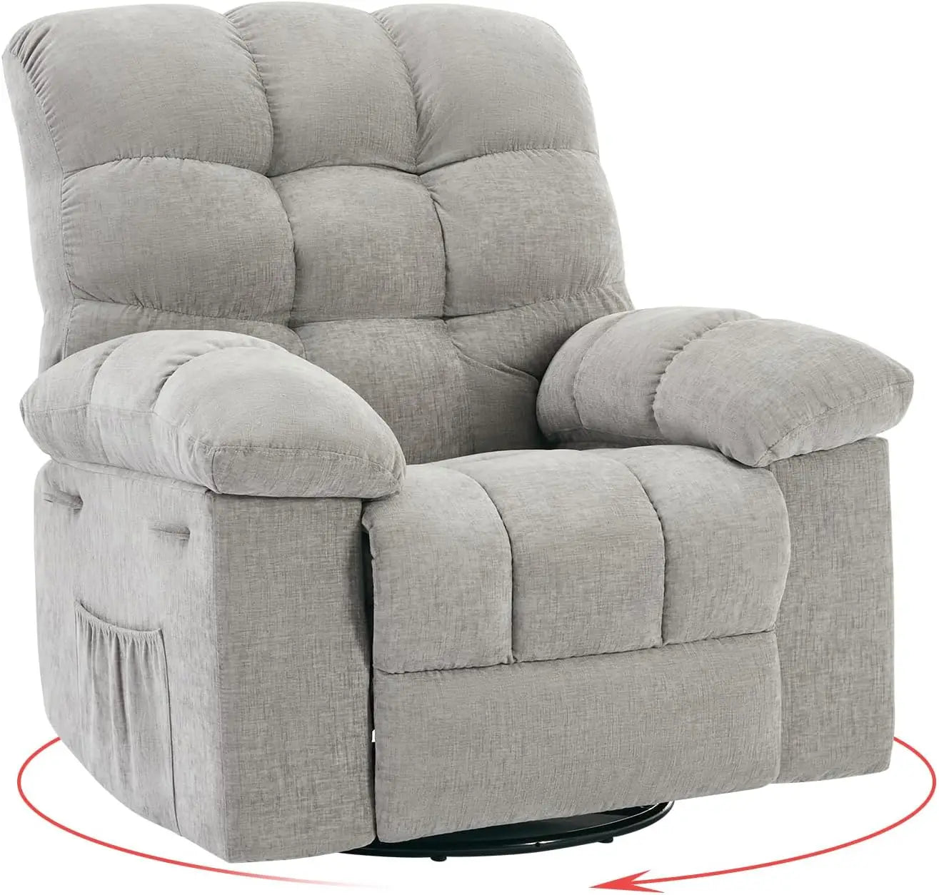 HiMISS Rocker Recliner Chair For Adults Manual Glider Sofa