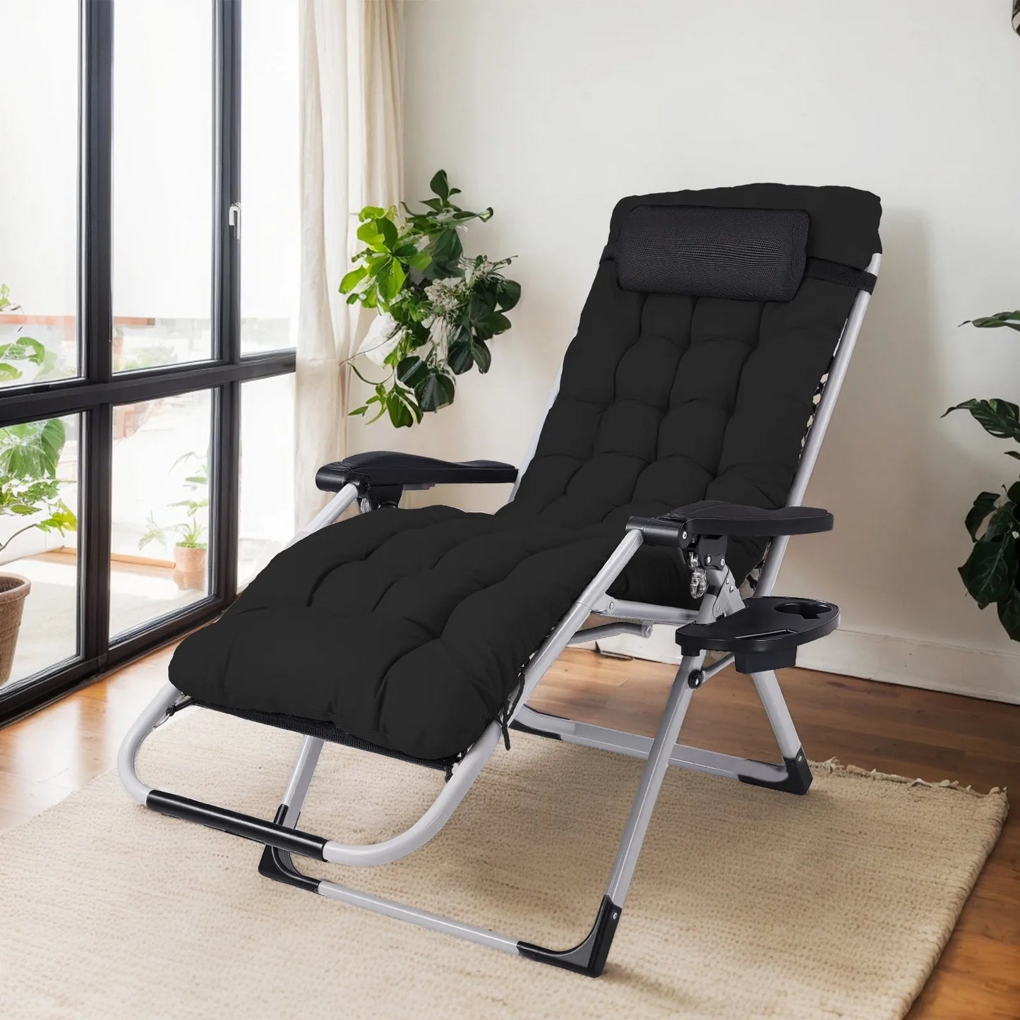 Folding Zero Gravity Recliner Chair 300 LBS Capacity