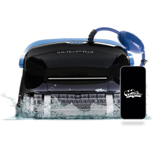Dolphin Nautilus CC Plus Wi-Fi Automatic Robotic Pool Vacuum Cleaner, Always Cleaning, Never Charging, with Wall Climbing