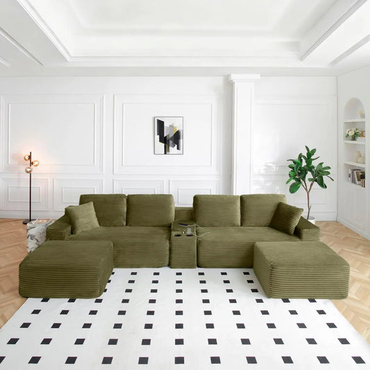 Modular Sectional Couch Modern Cloud Sofa U Shaped